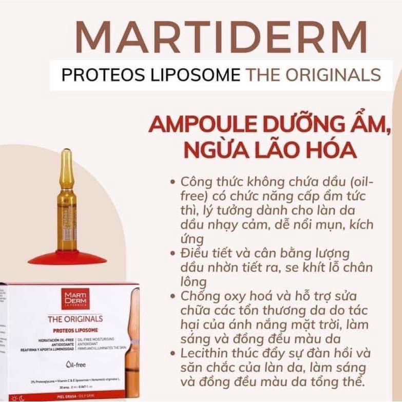 [Hàng chuẩn Auth] Tinh chất MartiDerm - The Originals Proteos Liposome