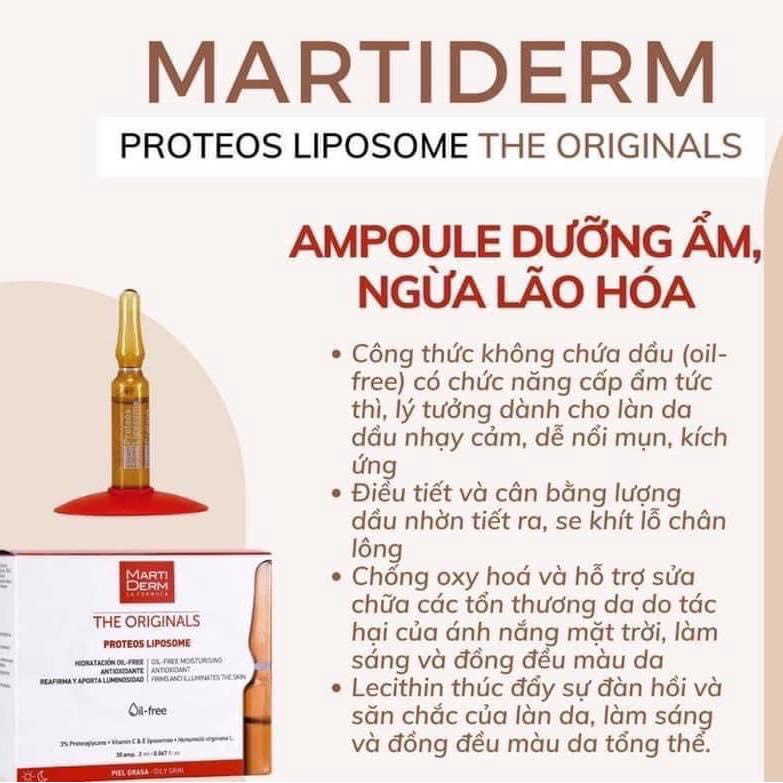[Hàng chuẩn Auth] Tinh chất MartiDerm - The Originals Proteos Liposome