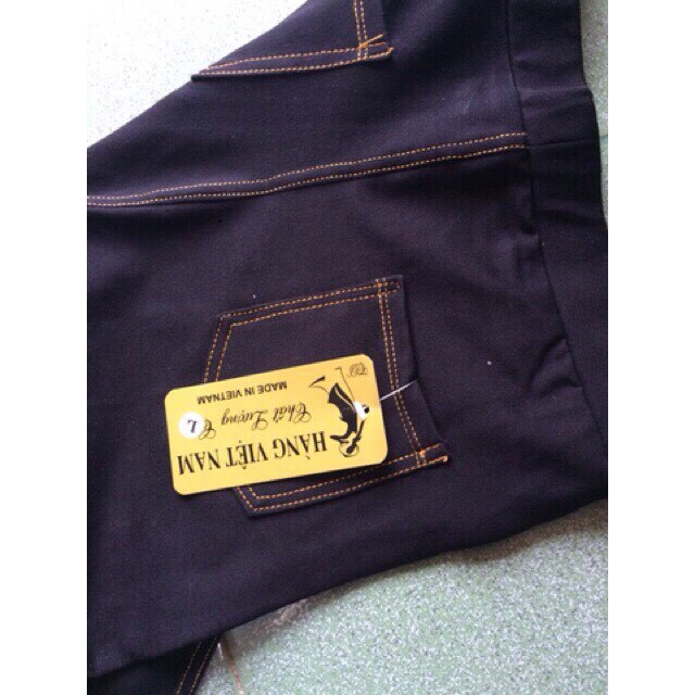 QUẦN GIẢ JEAN BIG SIZE 75KG VỪA 💖FREESHIP💖 Quần legging giả jean size siêu to | BigBuy360 - bigbuy360.vn
