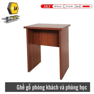 Ghế gỗ dạng ghế đôn vuông ngồi phòng khách và phòng học (bảo hành 12 tháng)