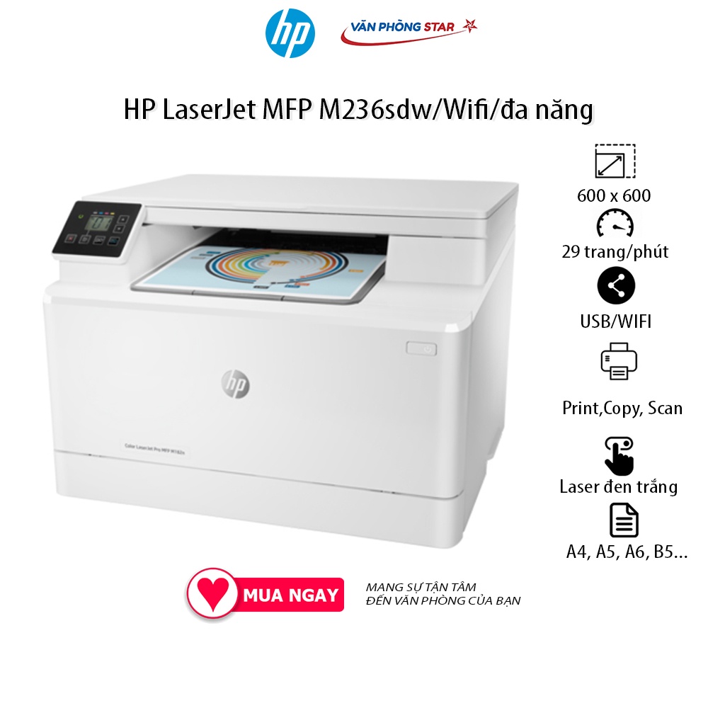 [Free ship] Máy in màu đa chức năng HP Color LaserJet Pro MFP M182n tốc độ 16 trang/phút tại Vanphongstar