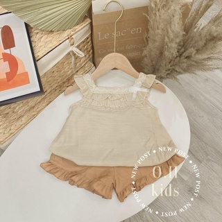 Set 2 bộ nâu be dành cho bé