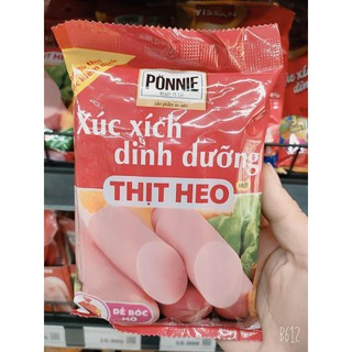 XÚC XÍCH DINH DƯỠNG THỊT HEO PONNIE GÓI 175G