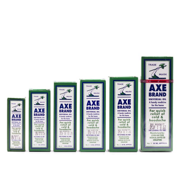 Dầu Nóng Xoa Bóp SINGAPORE Hỗ Trợ Xương Khớp AXE BRAND Cây Búa Trắng CHÍNH HÃNG