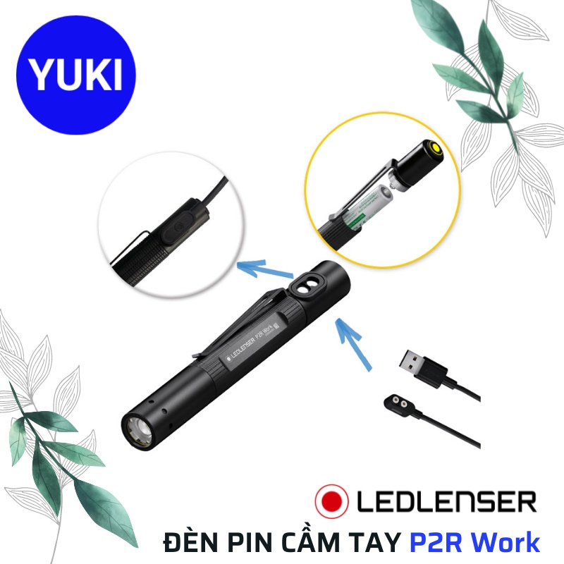 Đèn Pin Cầm Tay Siêu Sáng P2R Work LEDLENSER 110 Lumens - 502183