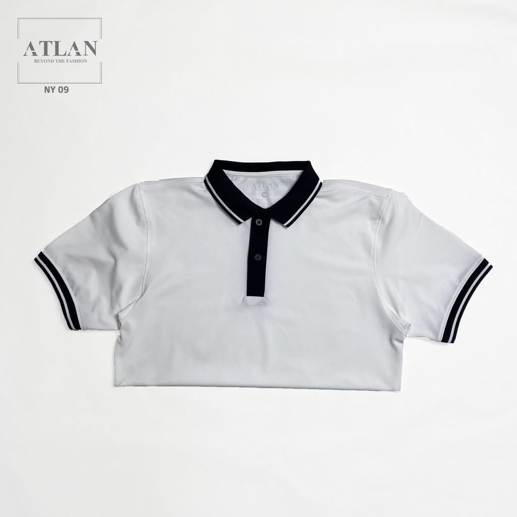 Áo Thun Nam Cộc Tay 💖 𝘍𝘳𝘦𝘦𝘴𝘩𝘪𝘱 💖 Thời Trang Nam Ngắn Tay Có Cổ Trắng Bo Đen Sọc Trắng - NY13 | BigBuy360 - bigbuy360.vn