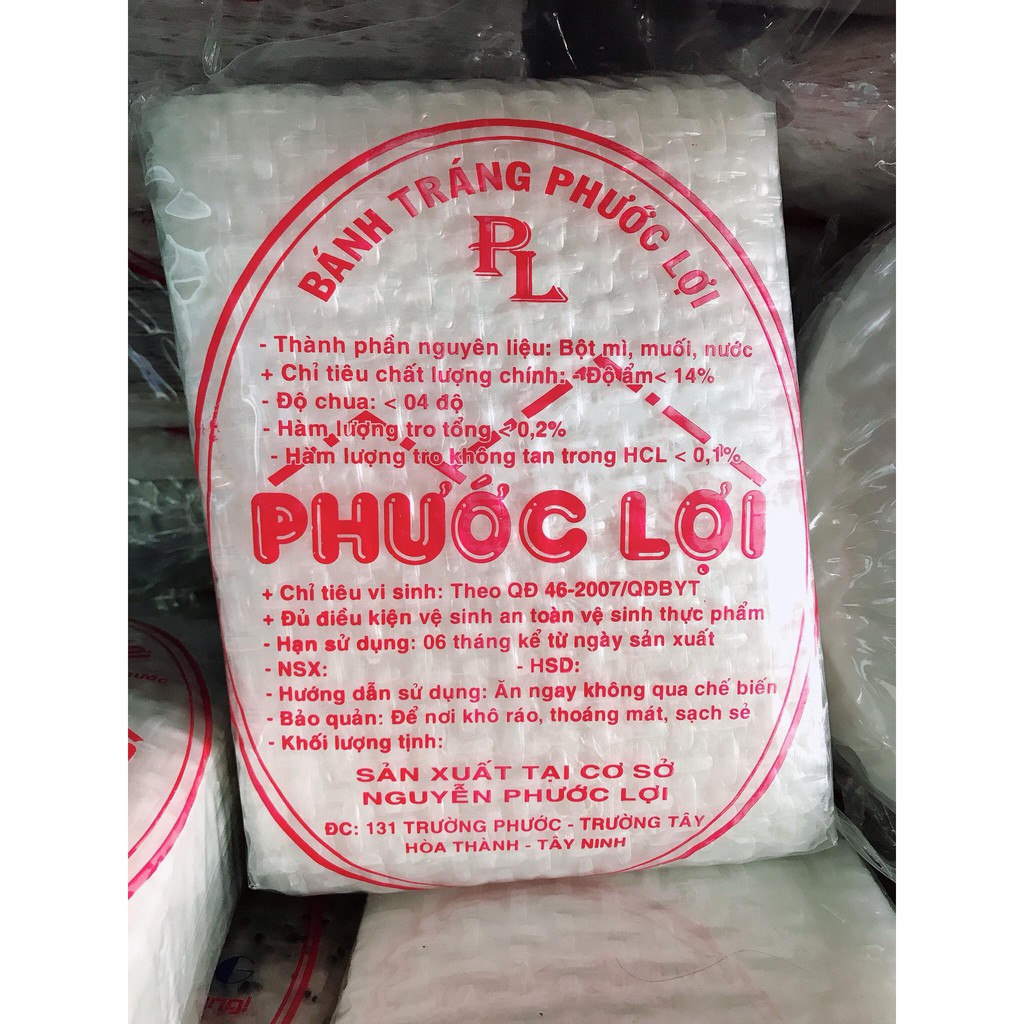 Q10 - 1Kg Bánh Tráng Cuốn Thịt Loại Siêu Mỏng Tây Ninh