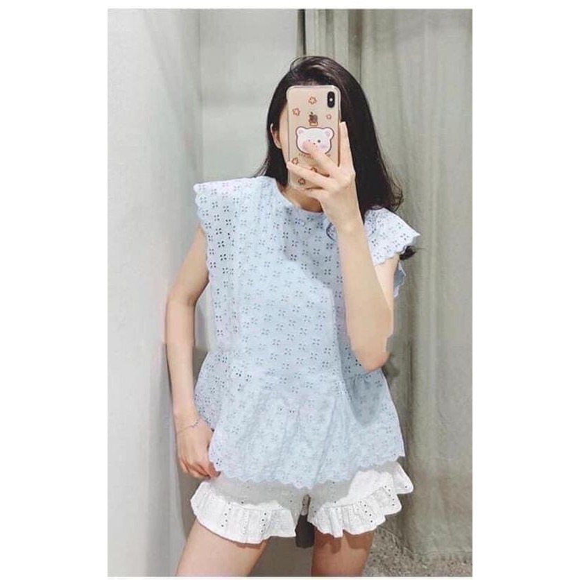 Áo Sơ mi ren nữ zara