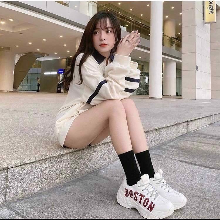 Giày 𝙈𝙇𝘽 Boston Thể Thao Nam Nữ IN 3D Đế Độn 5CM bản đẹp FULL box bill