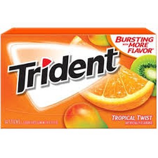 (Ship hỏa tốc) Kẹo cao su Trident Mỹ vỉ 14 stick