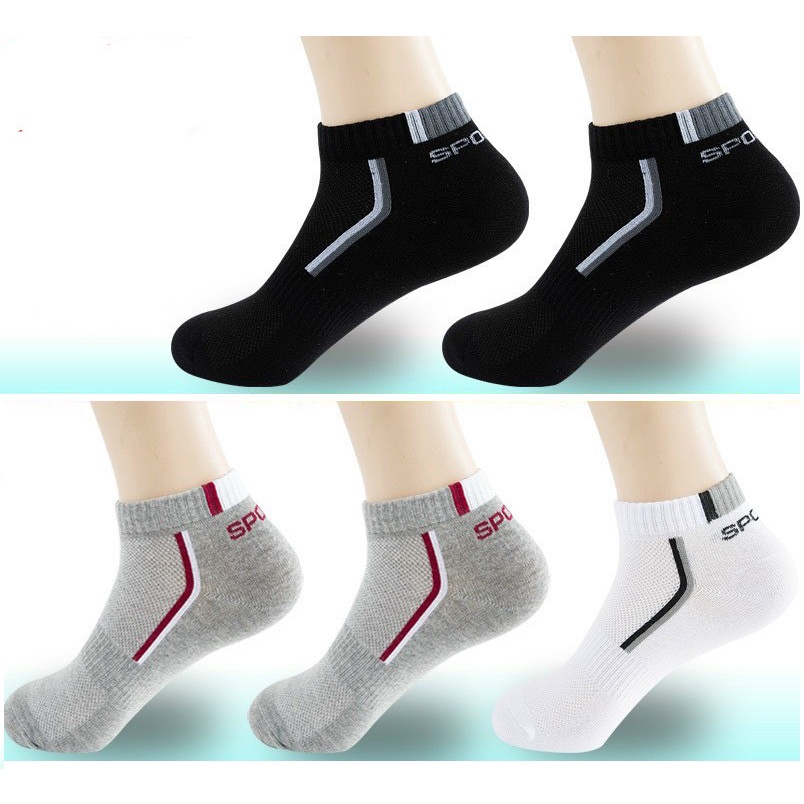 Combo 10 Đôi Tất Nam, Vớ Nam 05 Gót SPORT chống hôi chân Đẹp Lại Siêu Rẻ