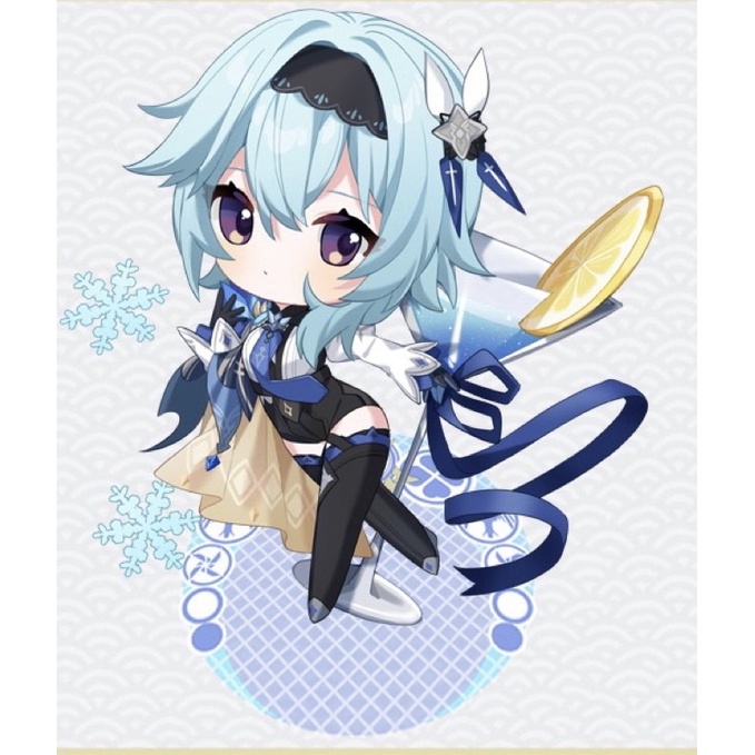 Tượng mica standee mini Genshin Impact 1