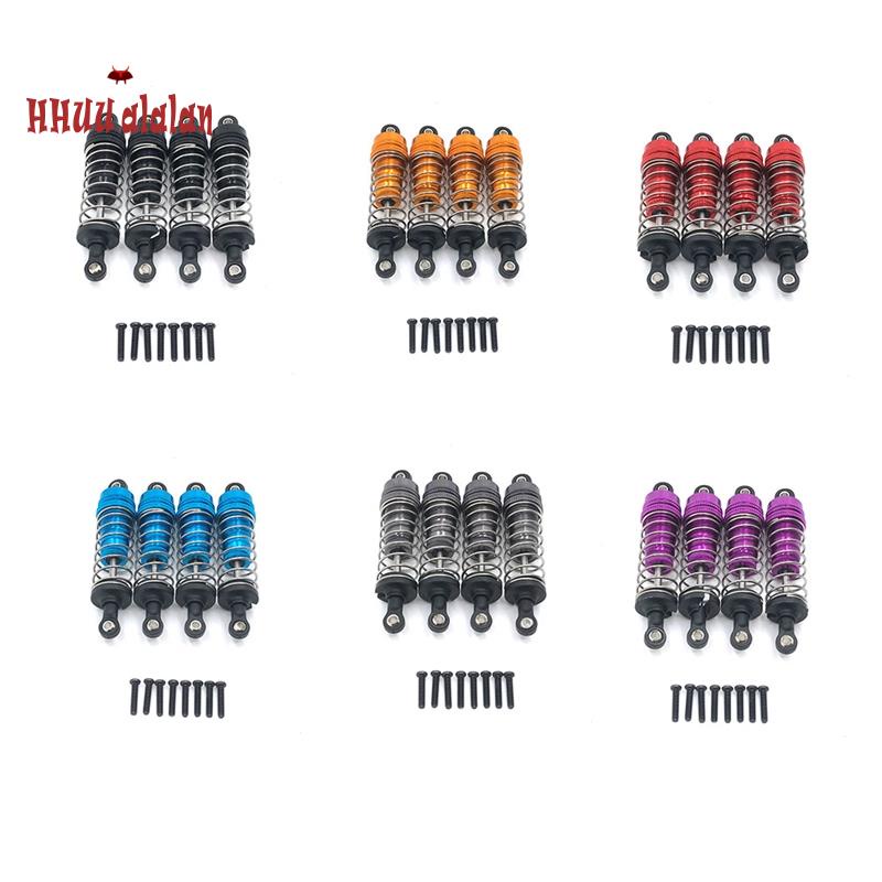 4 Phuộc Giảm Xóc Kim Loại Cho Wltoys 124019 124018 144001 Phụ Kiện Nâng Cấp Cho Xe Hơi Điều Khiển Từ Xa