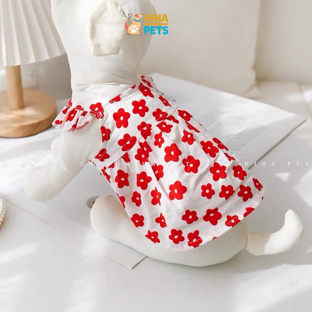 Áo Cho Chó Mèo Thời Trang Hàn Quốc Quần Áo Thú Cưng Thiết Kế Dễ Thương Mùa Hè Hihapet.