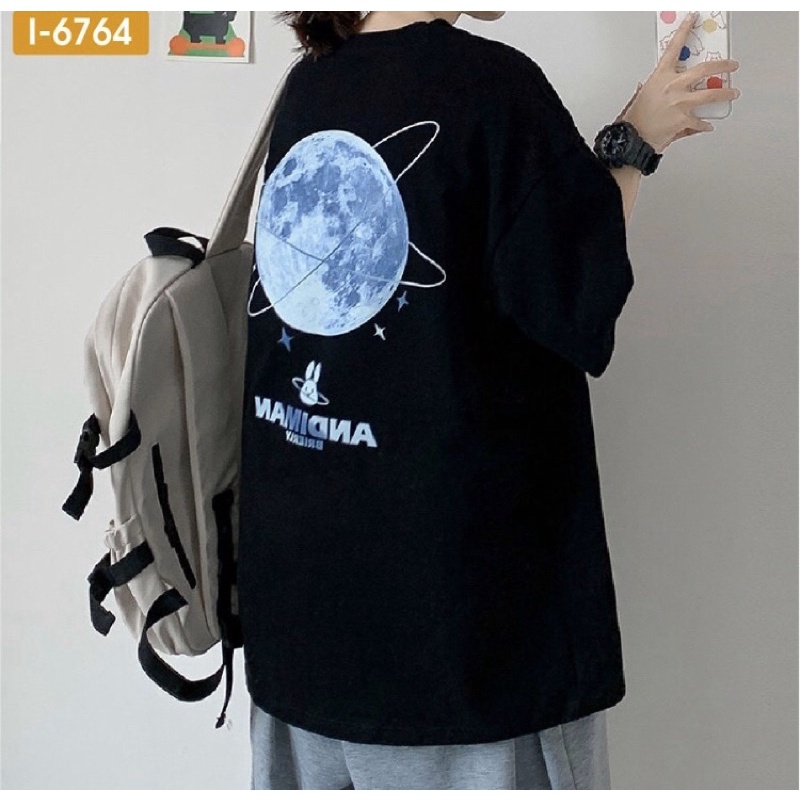 Áo thun unisex tay lỡ nam nữ, phong cách hàn quốc vải co giãn thích hợp với các mùa