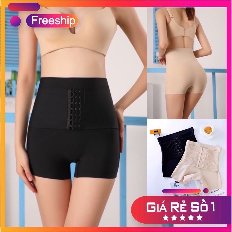 siêu phẩm quần gen bụng ko đường gân có móc chốt siết eo đẹp tự nhiên dáng đùi