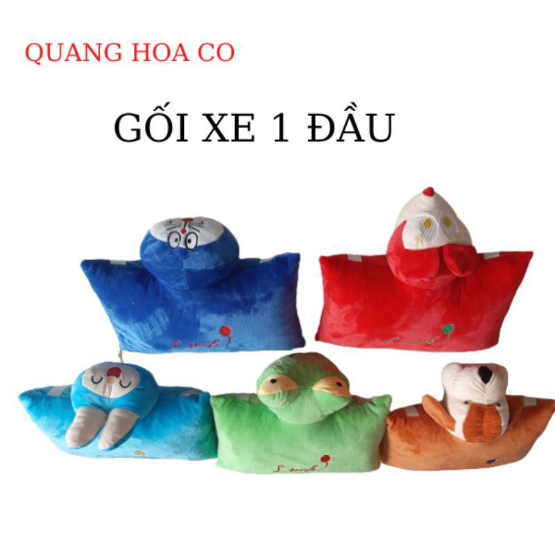 Gối Tựa ĐiXe Máy Hình Thú Nhồi Bông Mền Mịn siêu Dễ Thương.