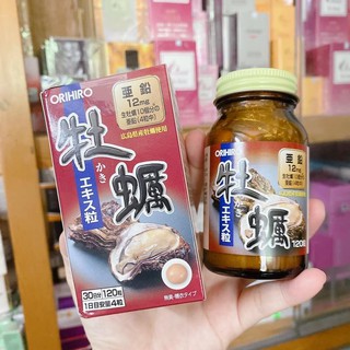 Tinh Chất Hàu Tươi Orihiro Nhật Bản - Viên Uống Hầu Tươi 120 Viên