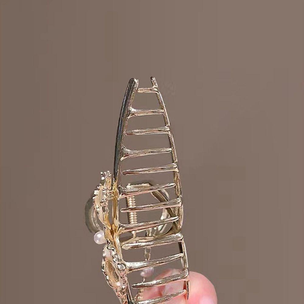 VANES1 Kẹp Tóc Đuôi Ngựa Dạng Dây Xích Dài Thời Trang Phong Cách Hàn Quốc