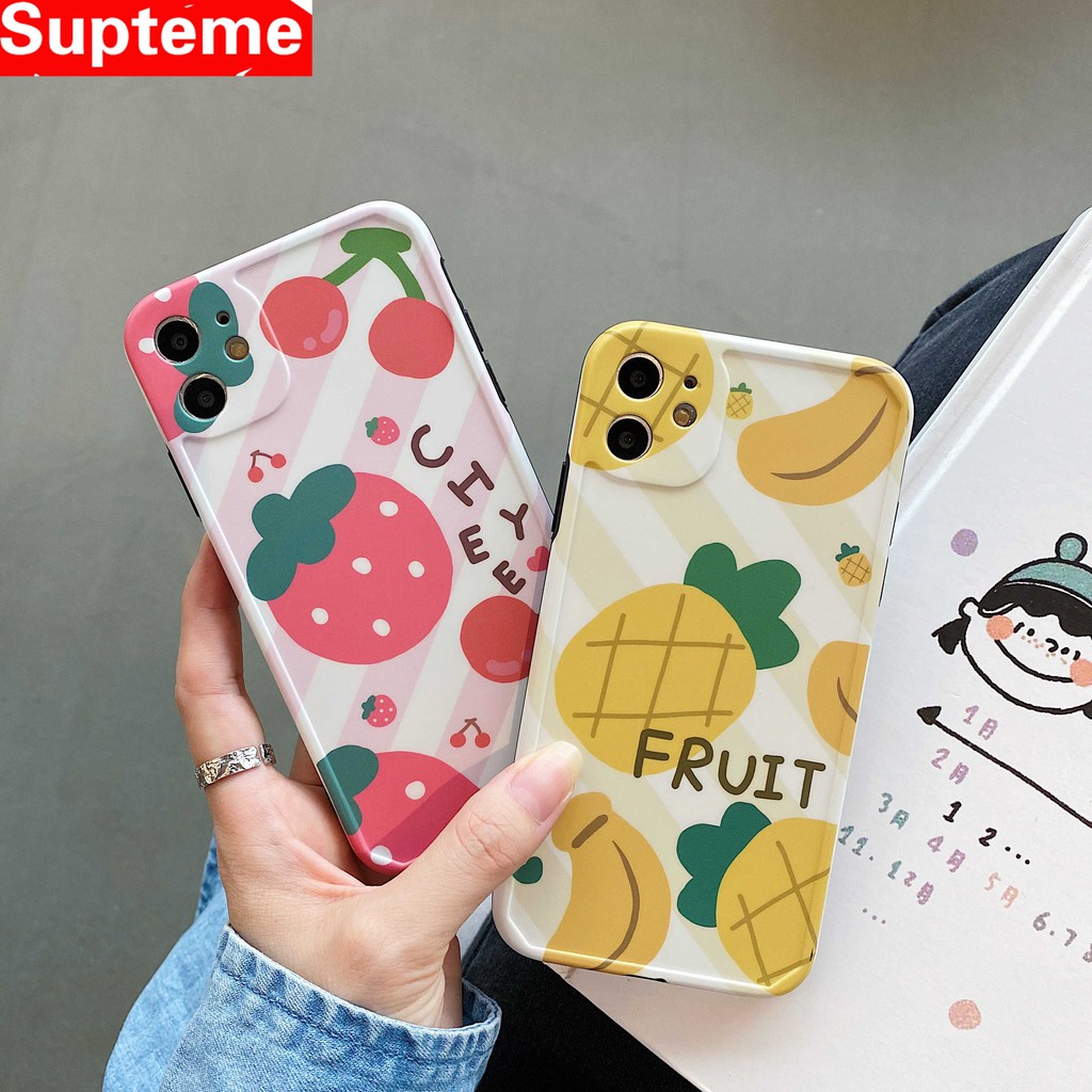 Ốp Điện Thoại In Hình Quả Dâu / Dứa Xinh Xắn Cho Iphone 11 Pro Max Xr Xs I 7 P I 8 Se 2 | BigBuy360 - bigbuy360.vn