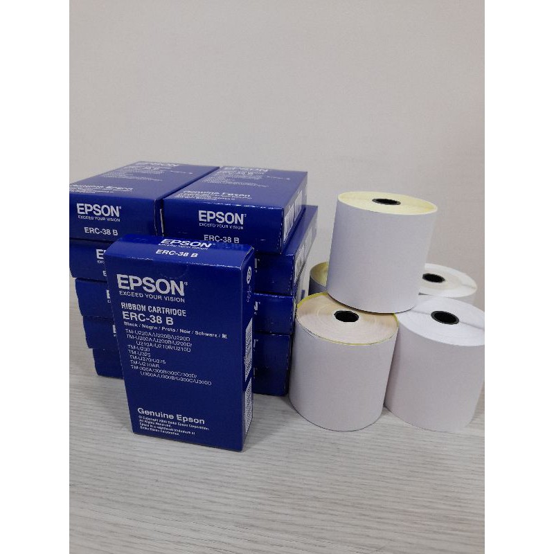 Ruy băng mực Epson cho máy in kim ERC-38B (Đen)- Dây Ribbon mực cho máy in TM U220A