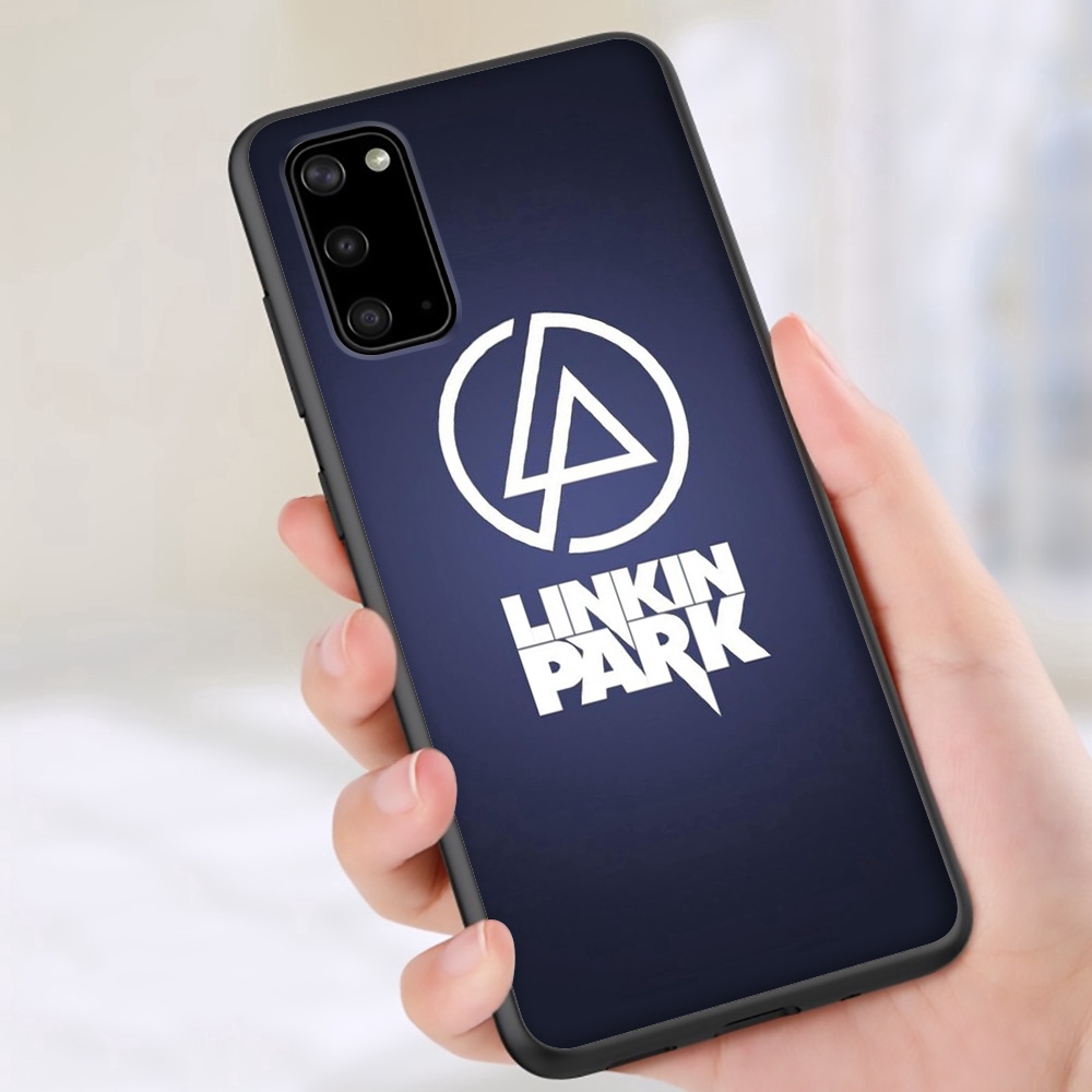 Ốp điện thoại in họa tiết Linkin Park cho Samsung S10 S20 Ultra Note 10 A51 A71 A81 A91 Plus