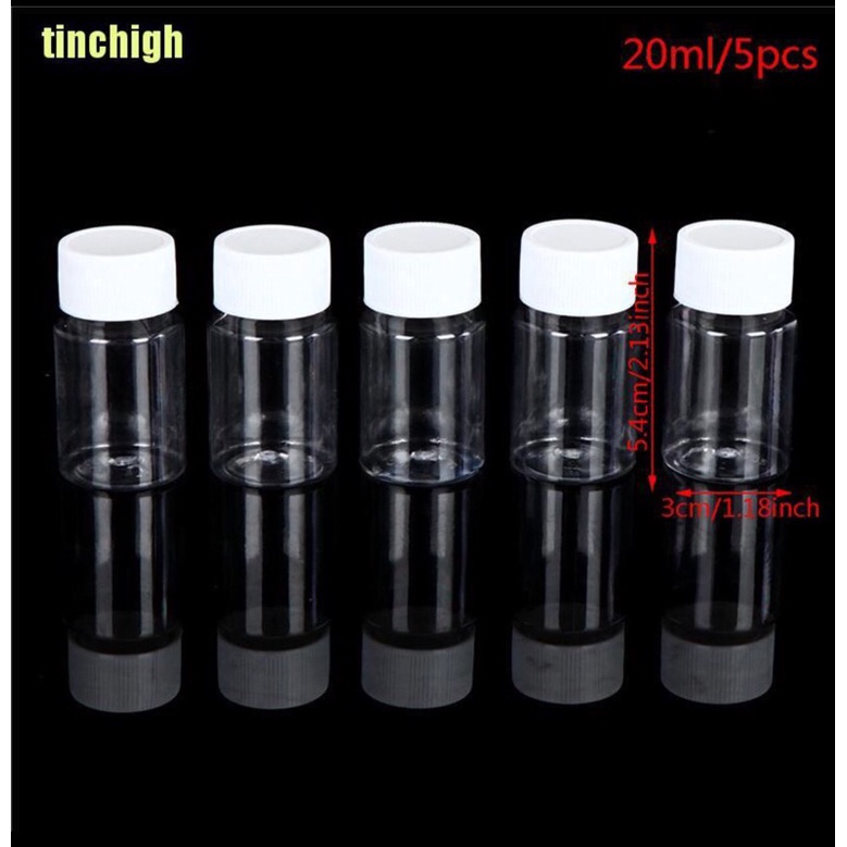 Bình nhựa pilu loại 20ml rỗng trong suốt đựng thuốc