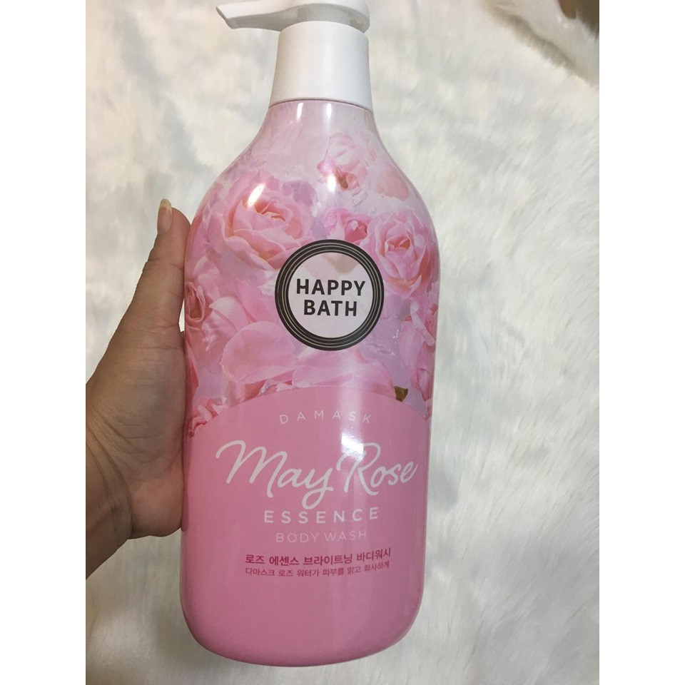 Sữa tắm cao cấp Happy Bath Natural Real Moisture 900ml Hàn Quốc