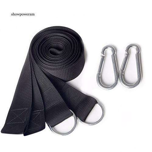 Set 4 dây đai và móc dùng để treo võng trên cây tiện dụng khi đi cắm trại