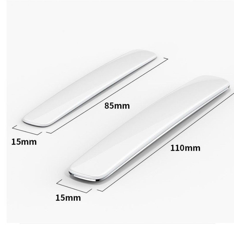 [Chính Hãng-Sẵn] Bộ 4 miếng dán cửa xe ô tô chống trầy Baseus Streamlined Car Door Bumper Strip (2 Mỏng + 2 Dày) LV555