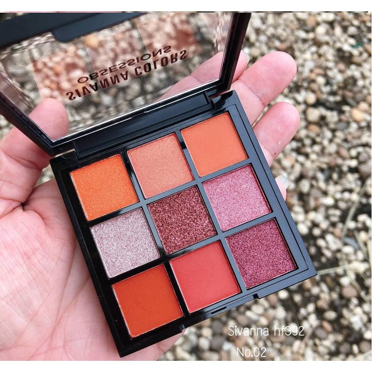 [Sivanna] Phấn mắt dạng sáp 9 ô Sivanna Eyeshadow Sivanna Obsessions