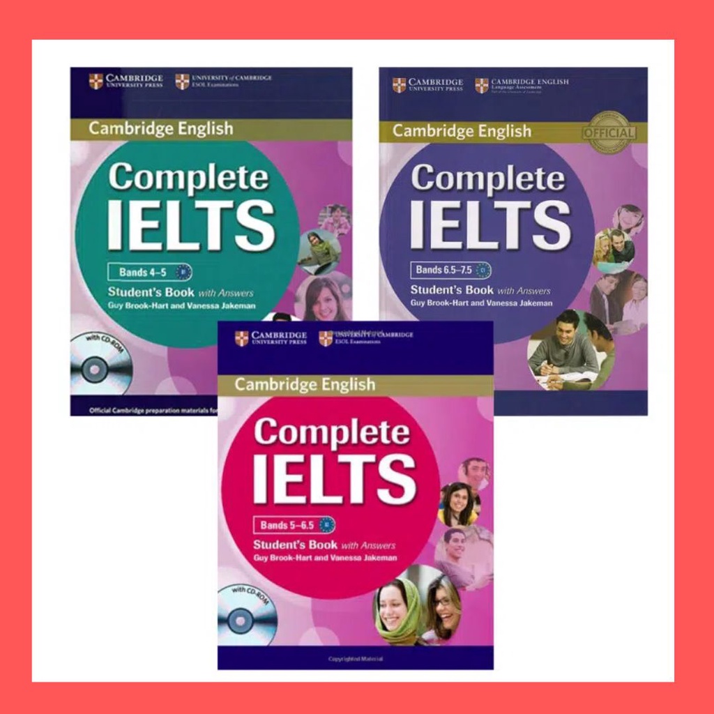 Trọn bộ 3 level Complete IELTS 4-5, 5-6.5, 6.5-7.5