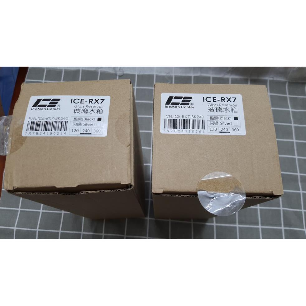 Thanh lý Tank kính vuông kim loại ICE tản nhiệt nước custom