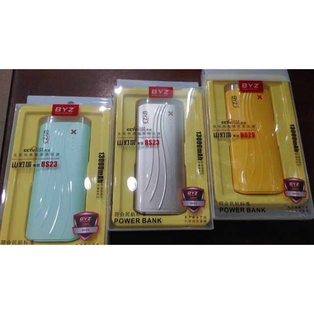 [Mã 11ELSALE hoàn 7% đơn 300K] Sạc dự phòng 13000mAh BYZ