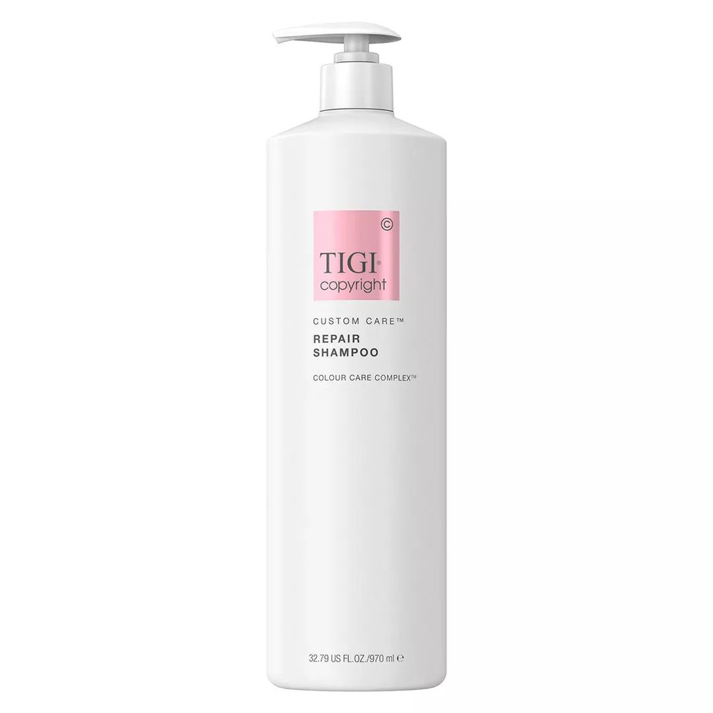 [ TIGI ] CẶP DẦU GỘI TIGI COPYRIGHT REPAIR 970ML - PHỤC HỒI TÓC NHUỘM, TÓC HƯ TỔN DO HÓA CHẤT HÀNG CHÍNH HÃNG