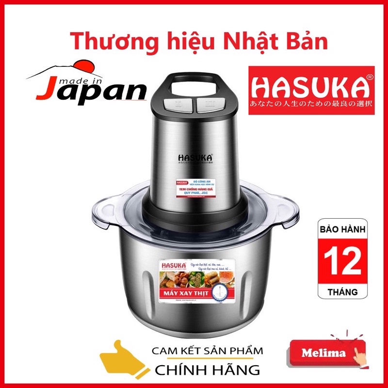 Máy Xay Thịt Hasuka HSK-123 ,Bảo hành 12 tháng Chính Hãng