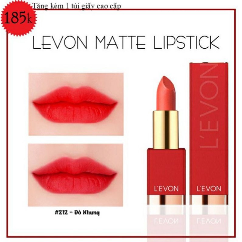 Son cao cấp Levon Matte Lipstick