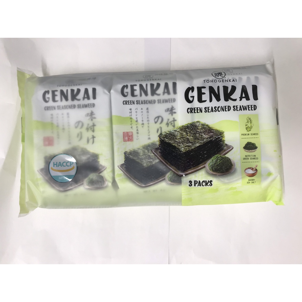 Rong biển ăn liền nhiều vị ( 4g  x 3 gói )