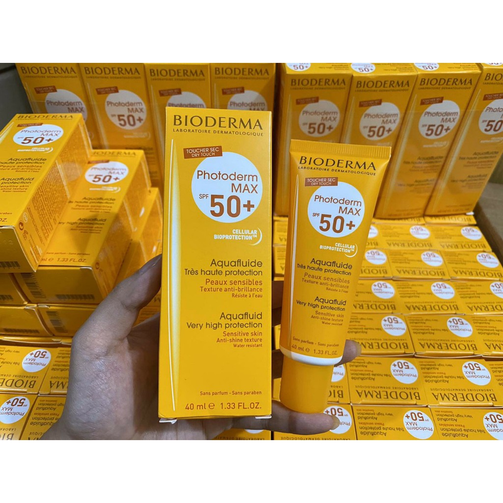 Kem chống nắng Bioderma Aqua fluide Photoderm Max AquaFluide SPF 50+