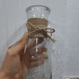 Lọ thuỷ tinh hình nón quấn dây thừng
