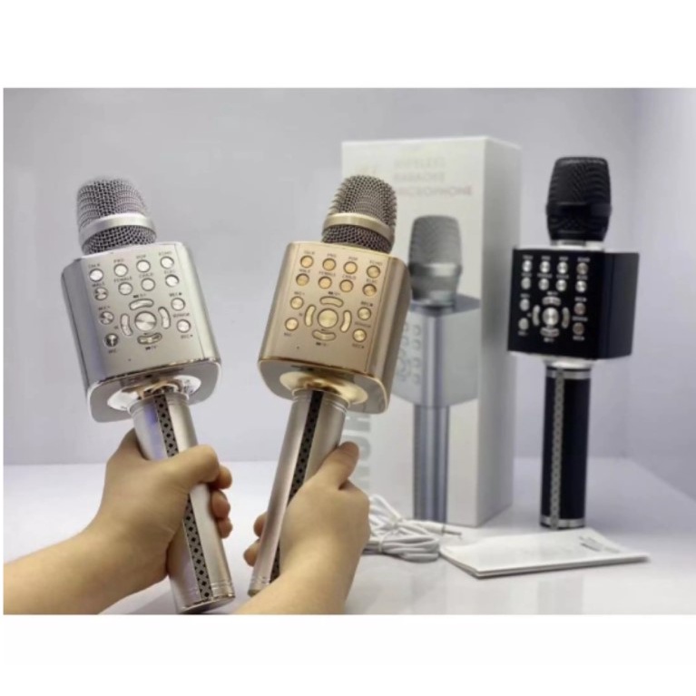 Micro Bluetooth Hát Karaoke Không Dây YS-97 Đa Năng Nghe Nhạc Cực Hay Âm Bass Cực ĐỈnh Mic Bắt Giọng Rất Tốt.
