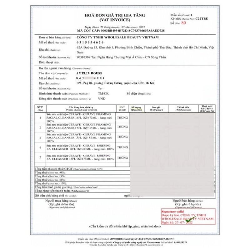 Sữa rửa mặt cho da khô Cerave Hydrating Cleanser dạng kem