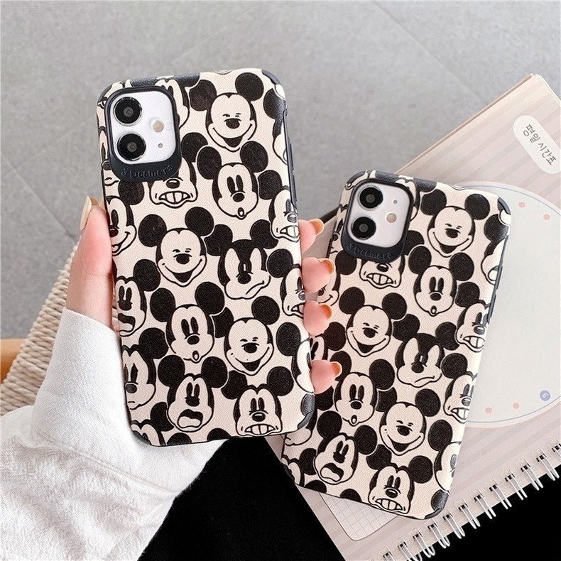 Ốp Điện Thoại Tpu Silicon Mềm Hình Chuột Mickey Cho Iphone 12 11 Pro Max Se 2020 Xr Xs Max 8 7 6s Plus