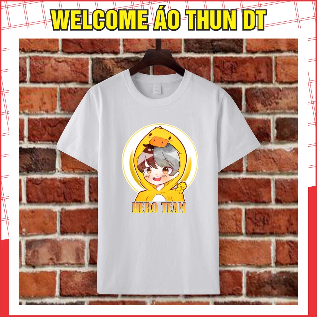 BST Hero Team 1 |  Áo thun in hình các thành viên |  Mister Vịt, Mèo Simmy, Phong Cận TV, Siro