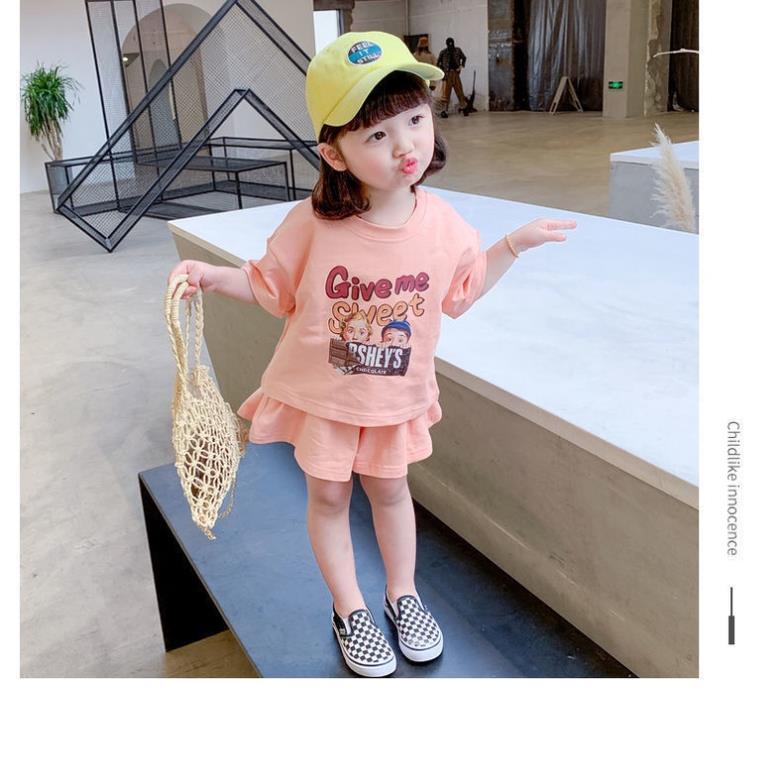 Váy công chúa cho bé gái, quần áo cho bé gái, đồ bộ cho bé phong cách Hàn Quốc, chất cotton, hàng chuẩn size