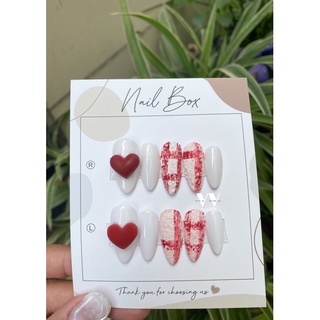 Nailbox-móng giả style hàn đón noel
