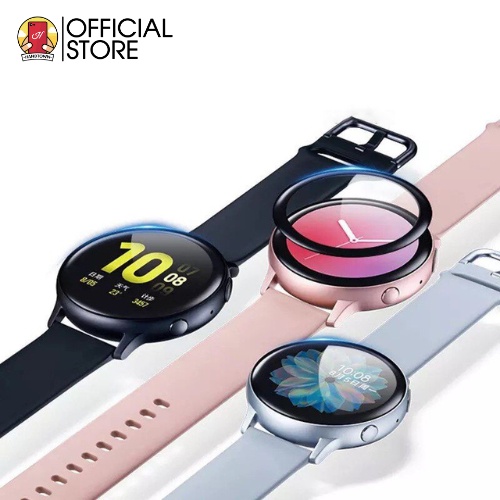 Miếng dán Kính Cường Lực Full Màn Đồng Hồ Samsung Galaxy Watch 4 Watch5 40mm 44mm Cạnh Cong 3D Chống Vỡ mép Handtown