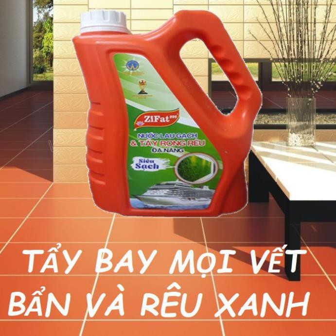 Nước lau gạch và tẩy rong rêu đa năng 2l can cam chuyên tẩy rong rêu cực mạnh – chăm sóc làm sạch nhà cửa