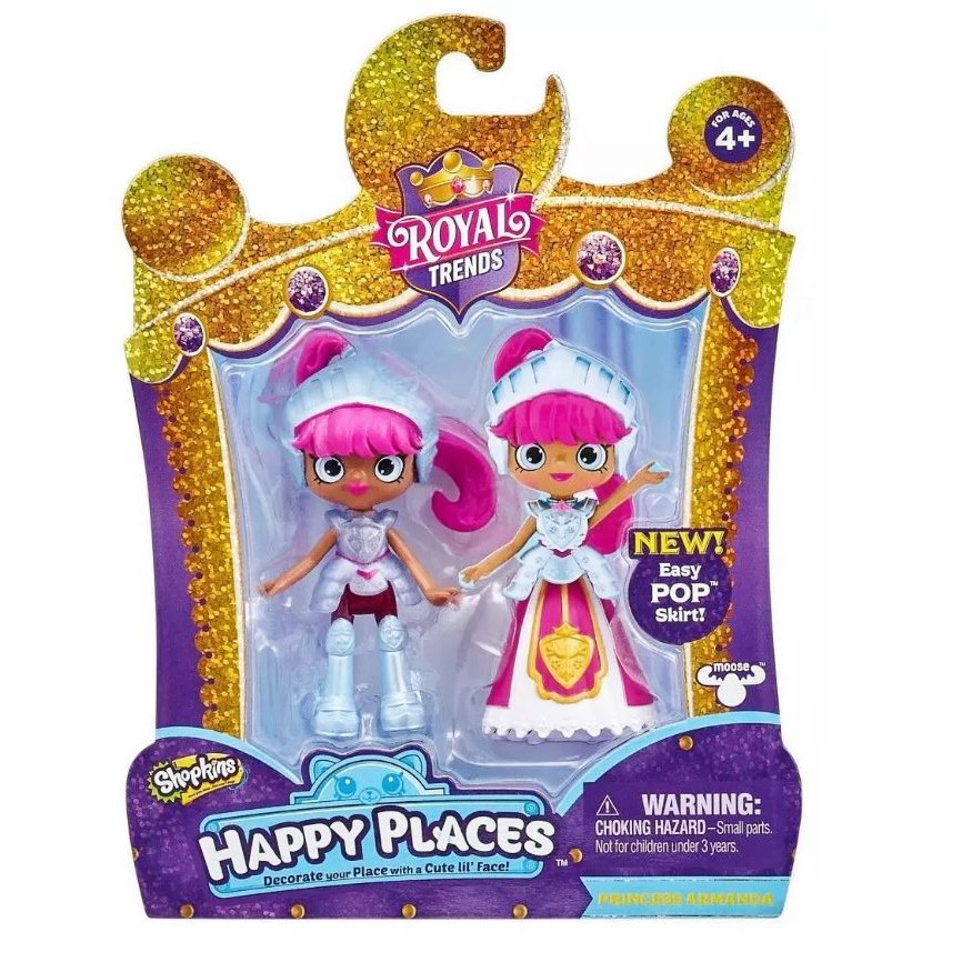 Shopkins Doll Royal Princess - Búp bê Shopkins Hoàng Gia Happy Places + Kèm phụ kiện - Full box