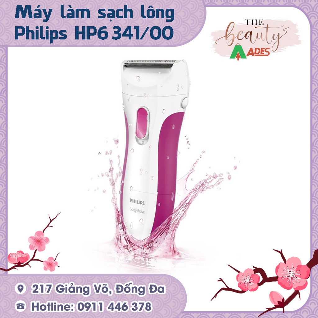 Máy làm sạch lông cho phụ nữ Philips HP6341 - HÀNG CHÍNH HÃNG BẢO HÀNH 12 THÁNG